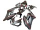 2004-2005 Glossy Black Glossy Grey Red Stripe Honda CBR1000RR Motorcycle Fairings Australia