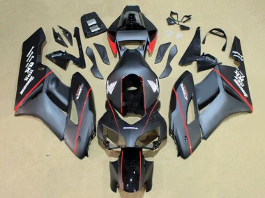 2004-2005 Glossy Black Glossy Grey Red Stripe Honda CBR1000RR Motorcycle Fairings Australia