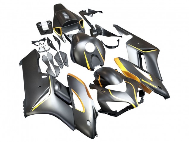 2004-2005 Matte Grey Gold Honda CBR1000RR Motorcycle Fairings Australia