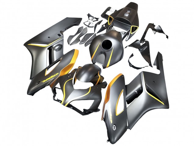 2004-2005 Matte Grey Gold Honda CBR1000RR Motorcycle Fairings Australia