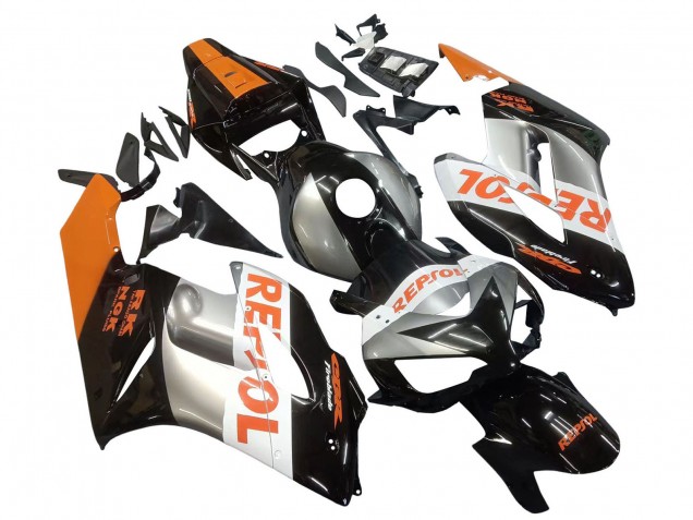 2004-2005 Orange Silver Glossy Black Repsol Honda CBR1000RR Motorcycle Fairings Australia