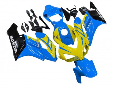 2004-2005 Blue Yellow Glossy Black Honda CBR1000RR Motorcycle Fairings Australia