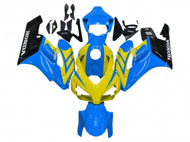 2004-2005 Blue Yellow Glossy Black Honda CBR1000RR Motorcycle Fairings Australia
