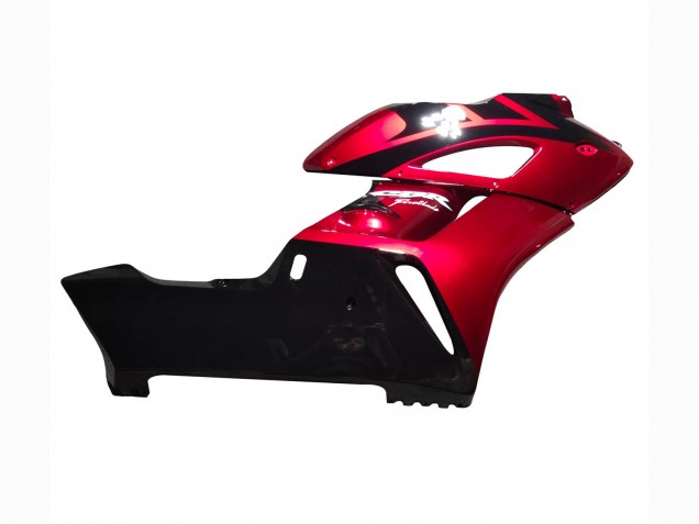 2004-2005 Red Glossy Black Stripe Honda CBR1000RR Motorcycle Fairings Australia