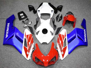 2004-2005 White Red Blue Honda CBR1000RR Motorcycle Fairing Australia