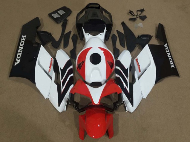 2004-2005 White Red Matte Black Honda CBR1000RR Motorcycle Fairing Australia