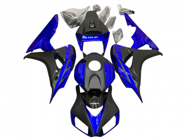 2006-2007 Blue Matte Black Honda CBR1000RR Motorcycle Fairings Australia
