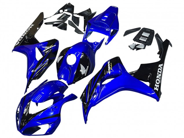 2006-2007 Blue Glossy Black Honda CBR1000RR Motorcycle Fairings Australia