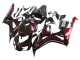 2006-2007 Glossy Black Red Flame Honda CBR1000RR Motorcycle Fairing Australia