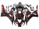 2006-2007 Glossy Black Red Flame Honda CBR1000RR Motorcycle Fairing Australia