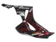 2006-2007 Glossy Black Yellow Red Flame Honda CBR1000RR Motorcycle Fairings Australia