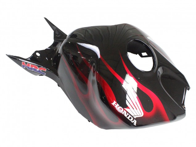 2006-2007 Glossy Black Yellow Red Flame Honda CBR1000RR Motorcycle Fairings Australia