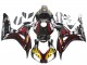 2006-2007 Glossy Black Yellow Red Flame Honda CBR1000RR Motorcycle Fairings Australia