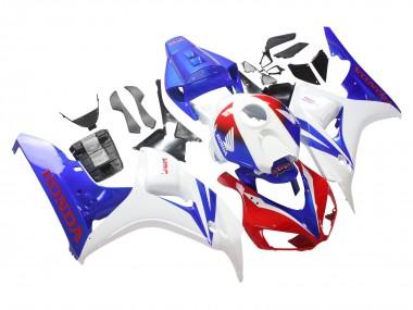 2006-2007 White Red Blue HRC Honda CBR1000RR Motorcycle Fairing Australia