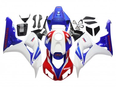 2006-2007 White Red Blue HRC Honda CBR1000RR Motorcycle Fairing Australia
