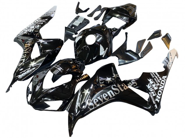2006-2007 Glossy Black Gold SevenStars Honda CBR1000RR Motorcycle Fairings Australia