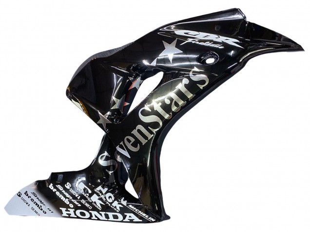 2006-2007 Glossy Black Gold SevenStars Honda CBR1000RR Motorcycle Fairings Australia