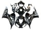 2006-2007 Glossy Black Gold SevenStars Honda CBR1000RR Motorcycle Fairings Australia