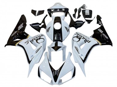 2006-2007 White Glossy Black Pramac Honda CBR1000RR Motorcycle Fairings Australia