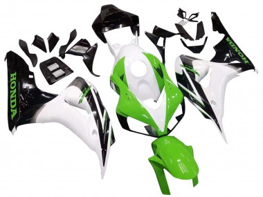 2006-2007 White Green Glossy Black Honda CBR1000RR Motorcycle Fairing Australia