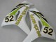 2006-2007 White Green Glossy Black Hannspree 52 Honda CBR1000RR Motorcycle Fairings Australia
