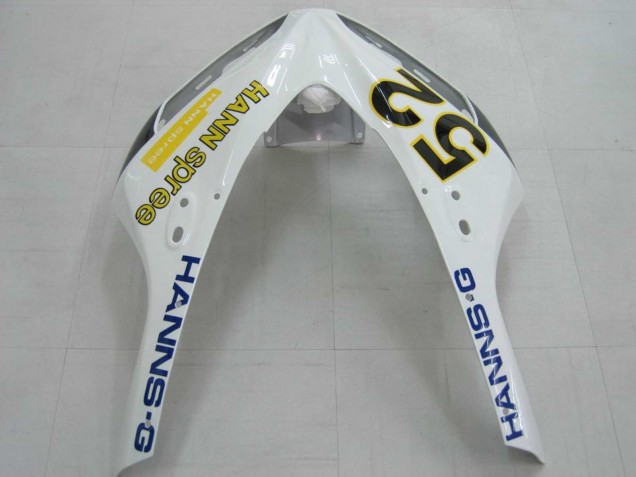 2006-2007 White Green Glossy Black Hannspree 52 Honda CBR1000RR Motorcycle Fairings Australia