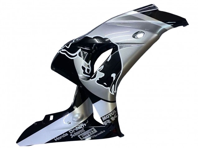 2006-2007 Silver Glossy Black Red Bull Honda CBR1000RR Motorcycle Fairings Australia