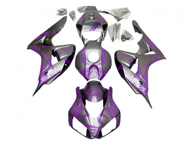2006-2007 Silver Light Purple Honda CBR1000RR Motorcycle Fairings Australia