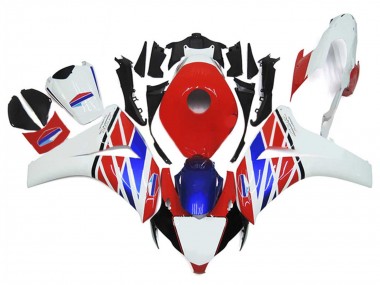 2006-2007 White Red Blue Honda CBR1000RR Motorcycle Fairings Australia