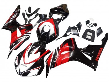 2006-2007 Red Glossy Black Honda CBR1000RR Motorcycle Fairings Australia