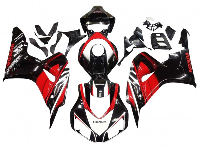 2006-2007 Red Glossy Black Honda CBR1000RR Motorcycle Fairings Australia