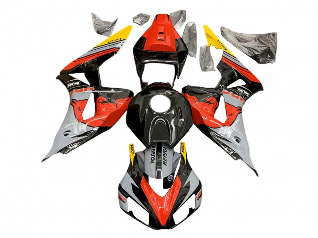 2006-2007 Nardo Grey Red Yellow Glossy Black Red Bull Repsol HRC Honda CBR1000RR Motorcycle Fairings Australia