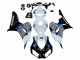 2006-2007 White Blue Glossy Black Honda CBR1000RR Motorcycle Fairing Australia