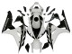 2006-2007 White Glossy Black Honda CBR1000RR Motorcycle Fairing Kits Australia