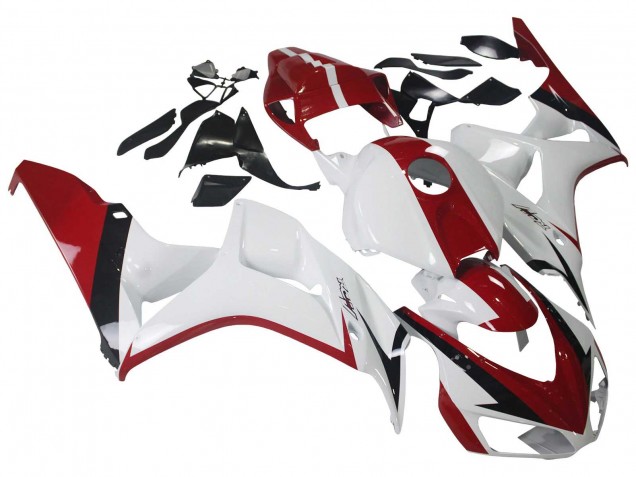 2006-2007 White Red Glossy Black Honda CBR1000RR Motorcycle Fairing Kits Australia