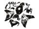 2008-2011 Glossy Black White Repsol 93 Honda CBR1000RR Motorcycle Fairings Australia
