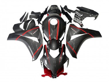 2008-2011 Black Carbon Fiber Red Honda CBR1000RR Motorcycle Fairings Australia