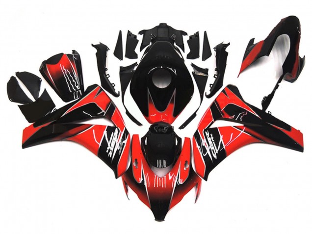 2008-2011 Red Glossy Black Honda CBR1000RR Motorcycle Fairing Australia