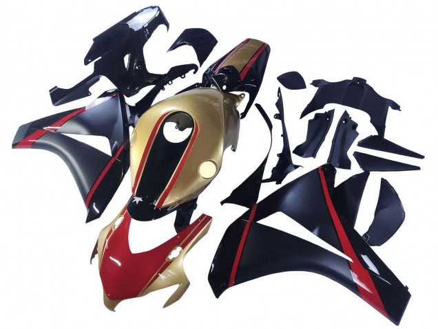 2008-2011 Gold Red Glossy Black Honda CBR1000RR Motorcycle Fairings Australia