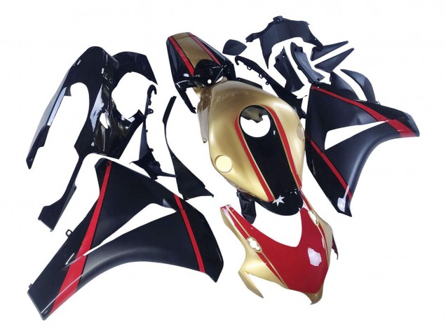 2008-2011 Gold Red Glossy Black Honda CBR1000RR Motorcycle Fairings Australia