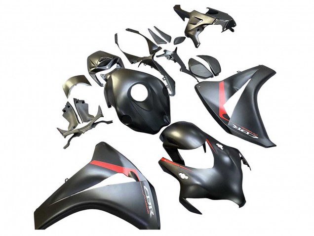 2008-2011 Matte Black Red Fireblade Honda CBR1000RR Motorcycle Fairings Australia