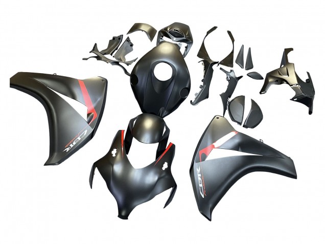2008-2011 Matte Black Red Fireblade Honda CBR1000RR Motorcycle Fairings Australia