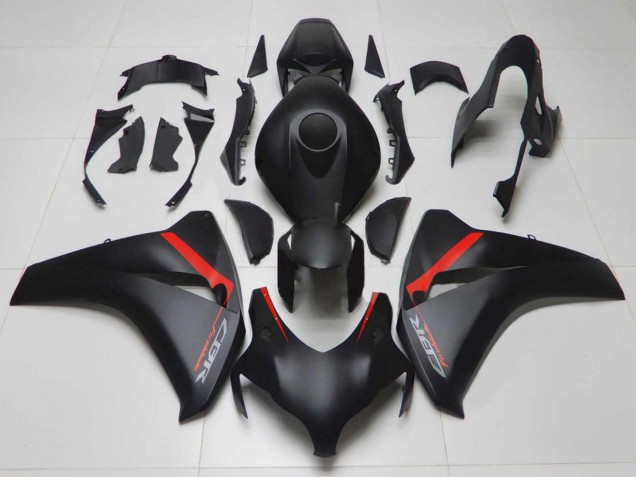 2008-2011 Matte Black Red Fireblade Honda CBR1000RR Motorcycle Fairings Australia