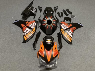 2008-2011 Matte Black Orange Repsol Rossi Honda CBR1000RR Motorcycle Fairings Australia