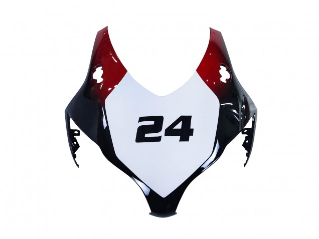 2008-2011 White Red Glossy Black Racing 24 Honda CBR1000RR Motorcycle Fairings Australia