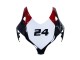 2008-2011 White Red Glossy Black Racing 24 Honda CBR1000RR Motorcycle Fairings Australia