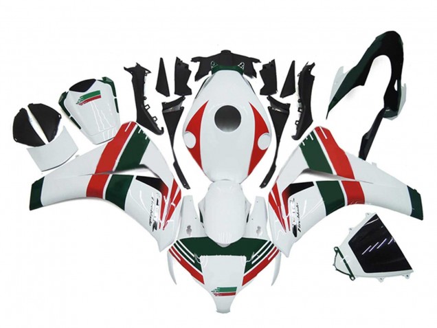 2008-2011 White Red Dark Green Honda CBR1000RR Motorcycle Fairings Australia