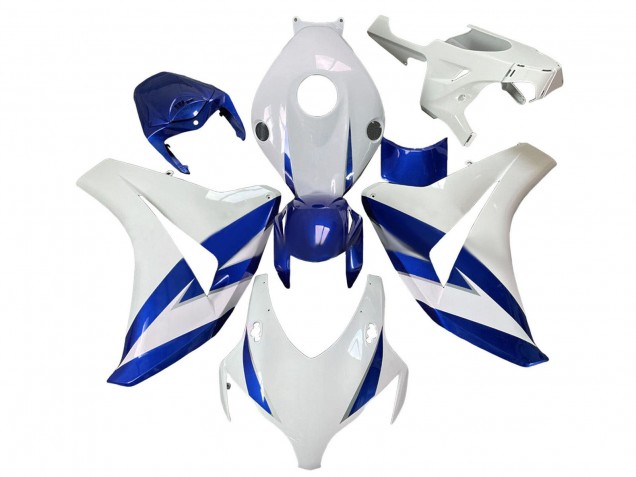 2008-2011 White Blue Honda CBR1000RR Motorcycle Fairings Australia