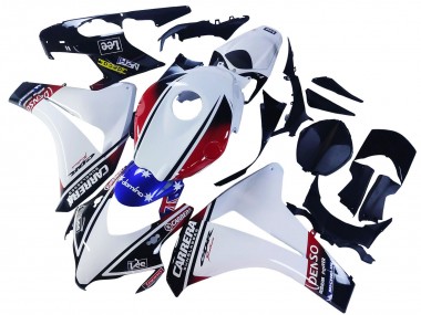 2008-2011 White Red Blue Black Star Lee Carrera Honda CBR1000RR Motorcycle Fairings Australia