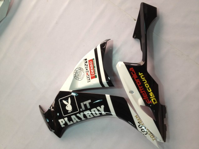 2012-2016 White Glossy Black Rizoma Playboy Honda CBR1000RR Motorcycle Fairings Australia